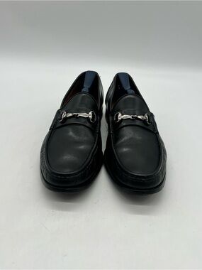 Allen Edmonds Lucca Men’s 11.5B Black Leather Horsebit Loafers Dress Shoes